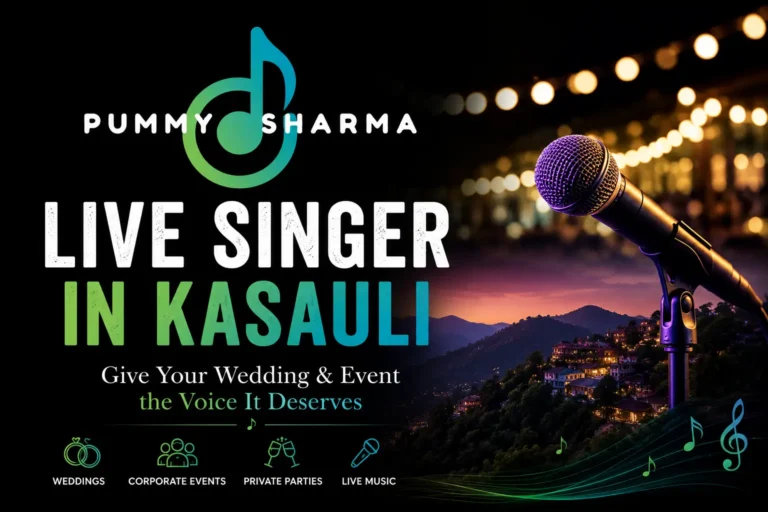 Pummy Sharma live singer in Kasauli for weddings, corporate events, hotels, and private celebrations